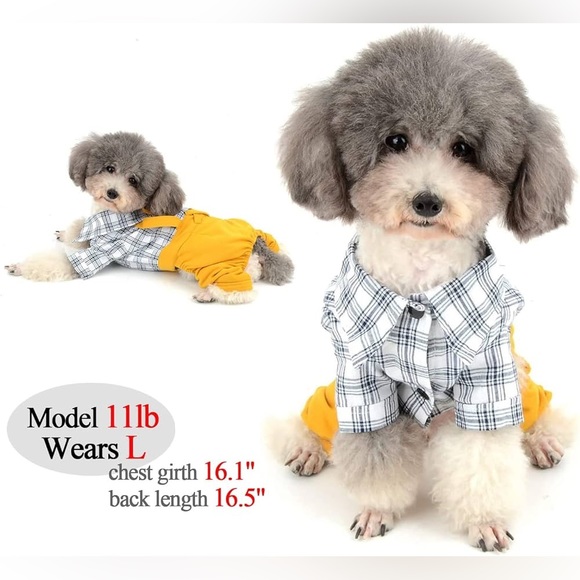 Plaid Shirt/Suspenders Onesie NWT - Picture 6 of 12